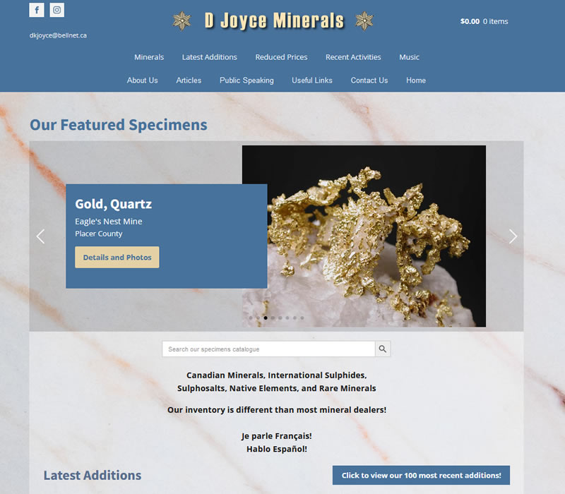 David K. Joyce Minerals