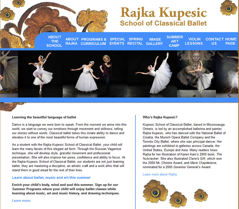 Rajka Kupesic School of Classical Ballet